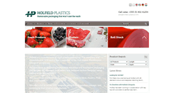 Desktop Screenshot of holfeldplastics.com